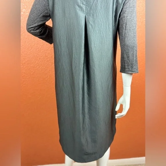 Weekday Anthropologie Saturday Sunday Grey Cowl Neck Dress Size Large. E97 - Picture 11 of 15